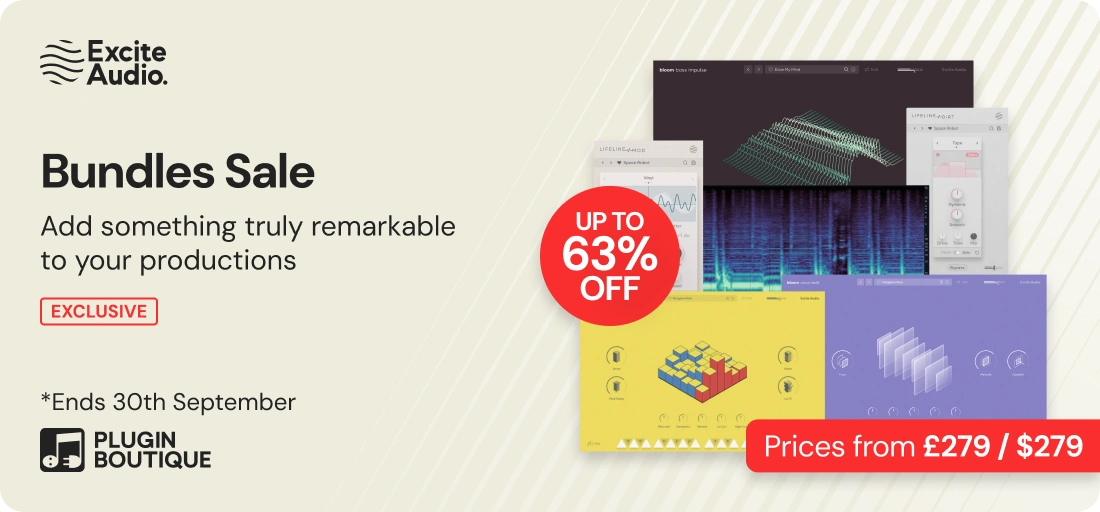 Excite Audio Bundles Sale (Exclusive)