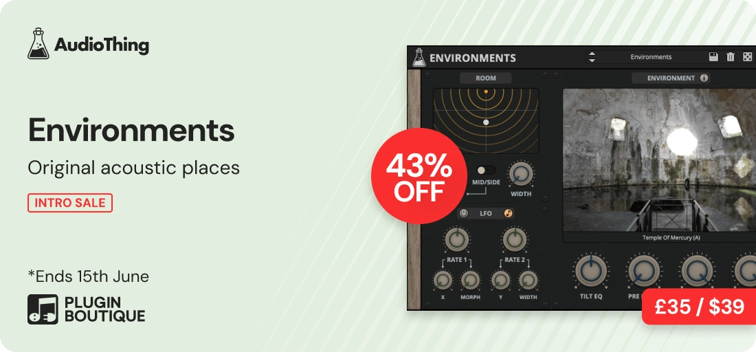 AudioThing Environments Intro Sale