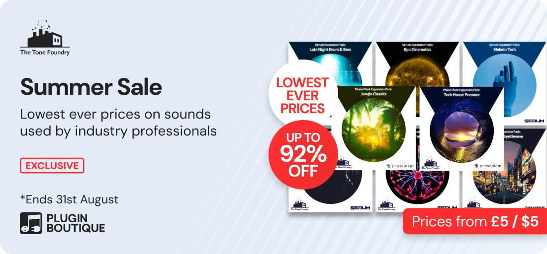 The Tone Foundry Summer Sale (Exclusive)