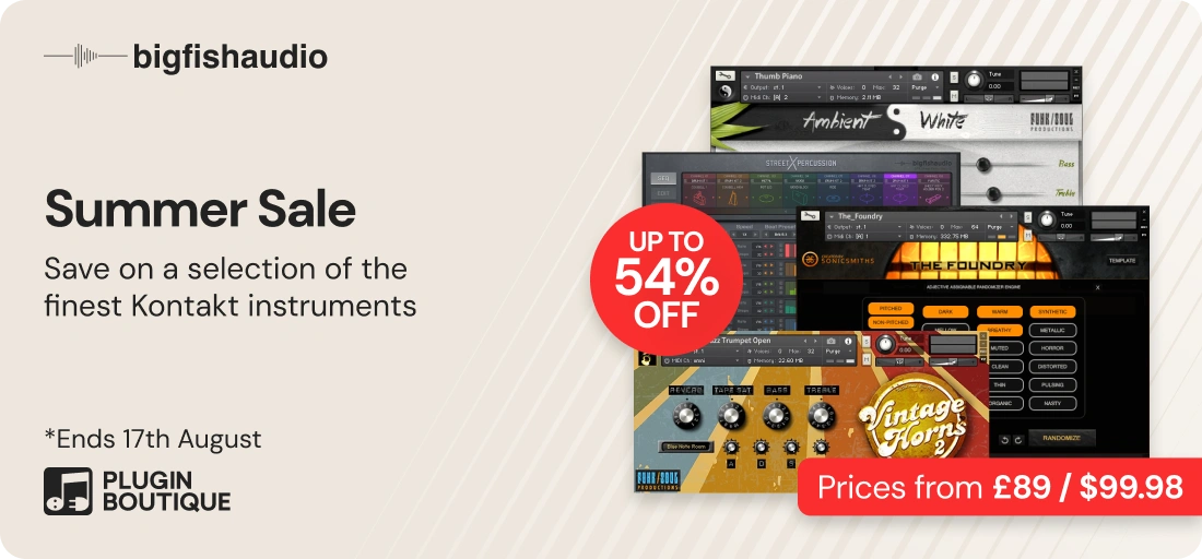 Big Fish Audio Summer Sale
