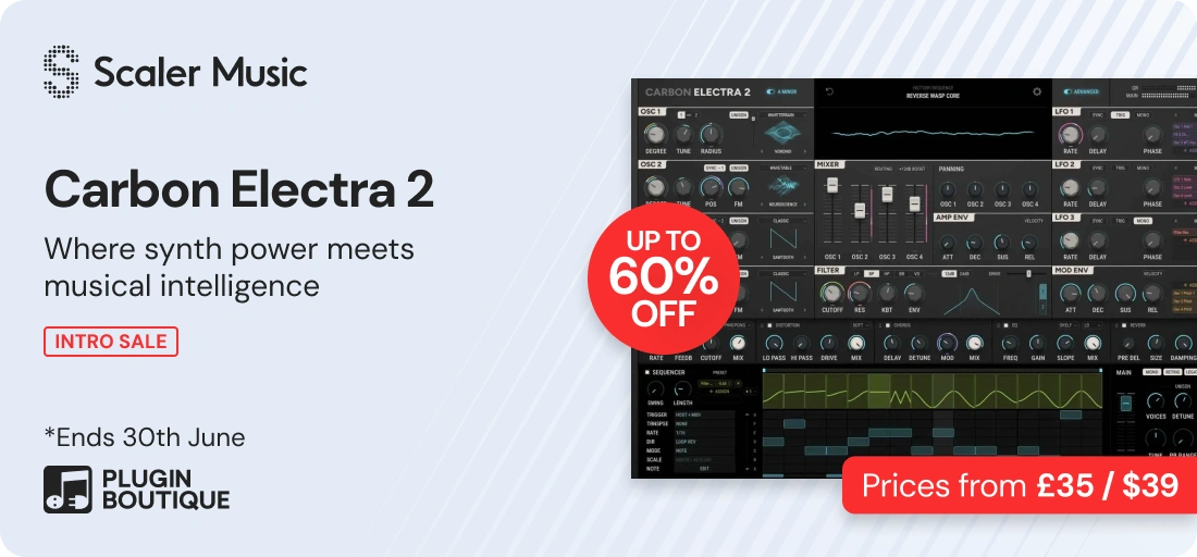 Scaler Music Carbon Electra 2 Intro Sale