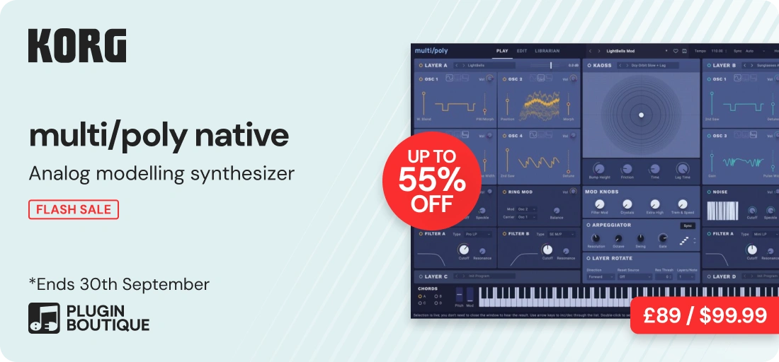 KORG multi/poly native Synth Month Sale (Exclusive)