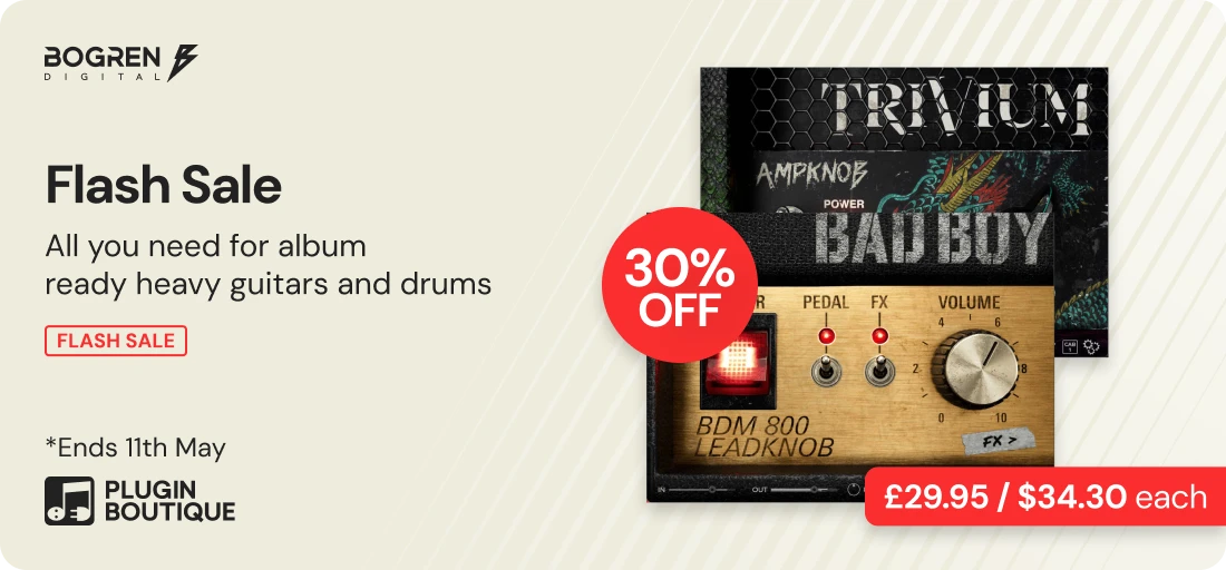 Bogren Digital Ampknob BDM 800 & Trivium Ampknob Rhythm Flash Sale