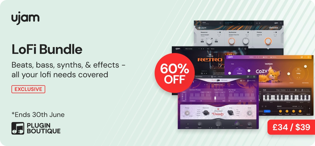 UJAM LoFi Bundle Make Music Month Sale (Exclusive)