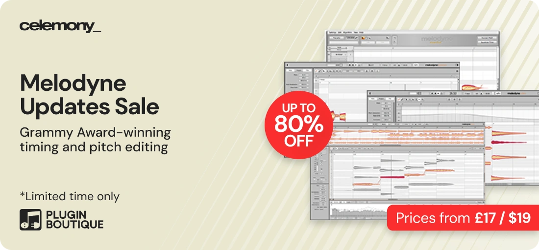 Celemony Melodyne Updates Sale