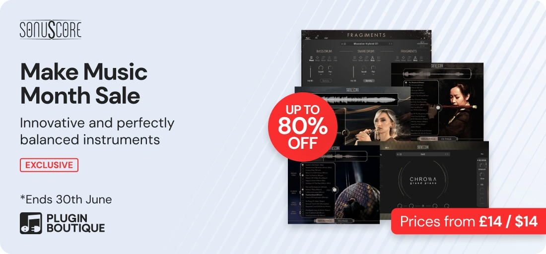 Sonuscore Make Music Month Sale (Exclusive)