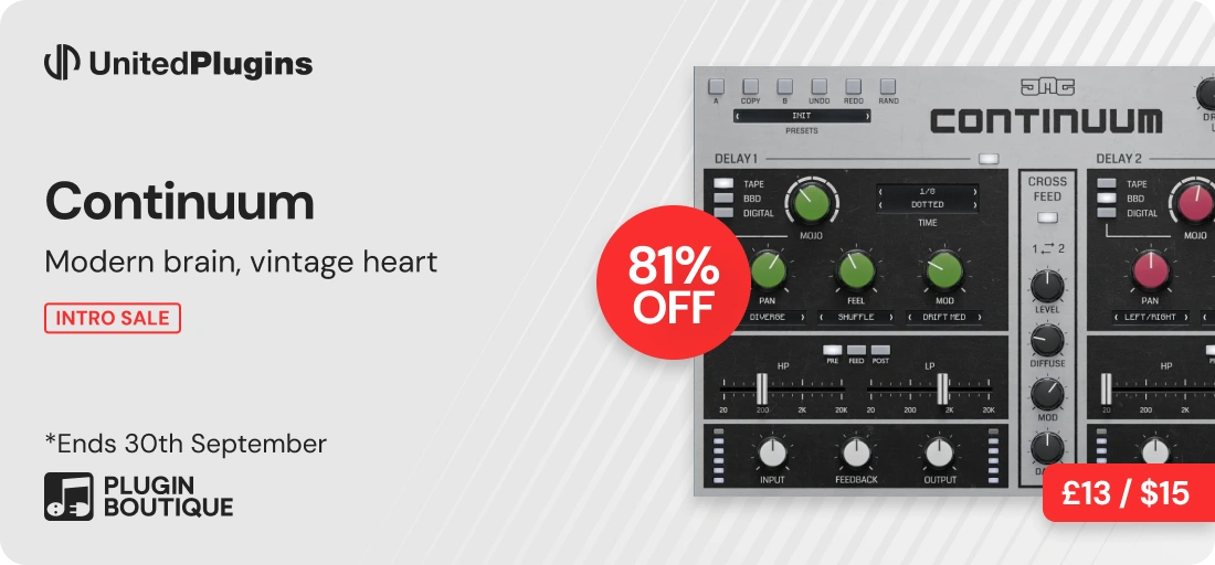 United Plugins Continuum Intro Sale