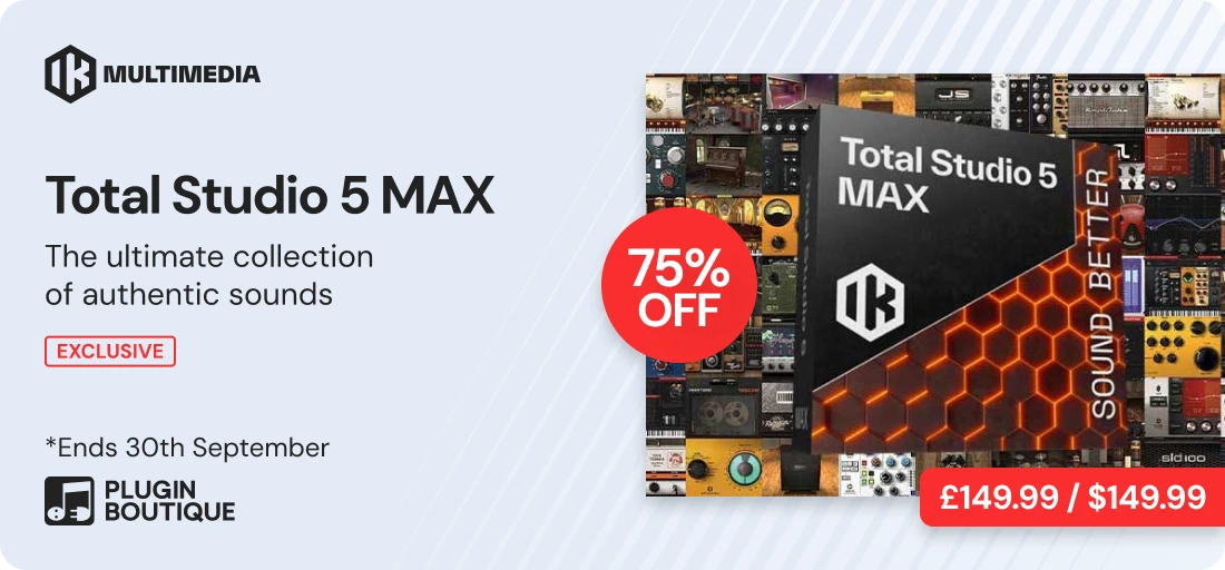IK Multimedia Total Studio 5 MAX Sale (Exclusive)