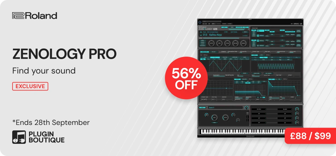 Roland Zenology Pro Plugin of the Week Sale (Exclusive)