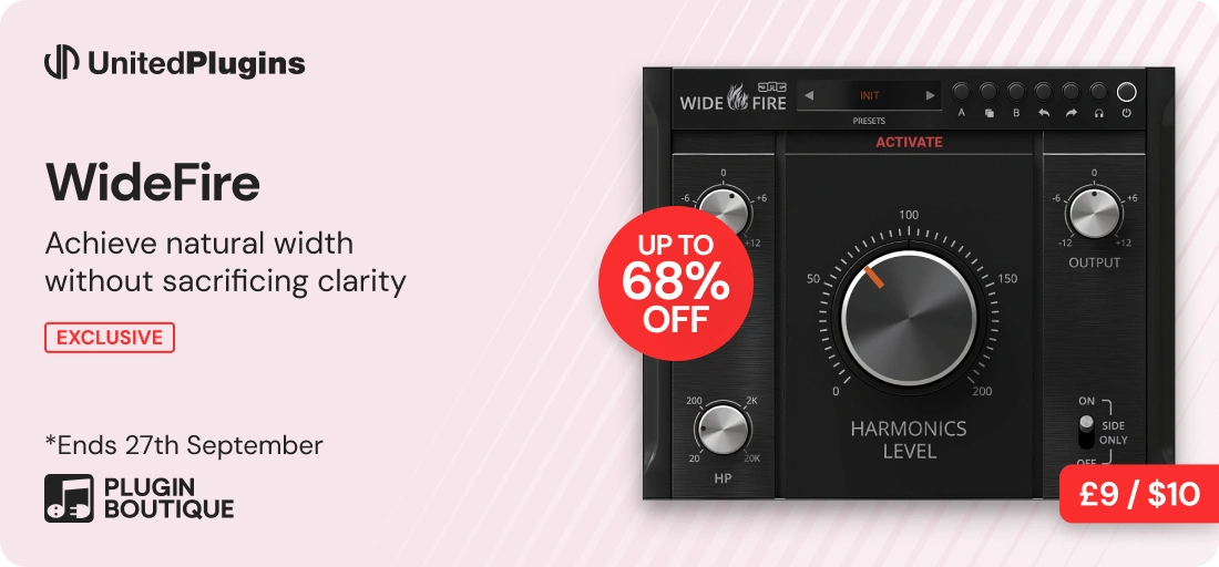 United Plugins WideFire Flash Sale (Exclusive)