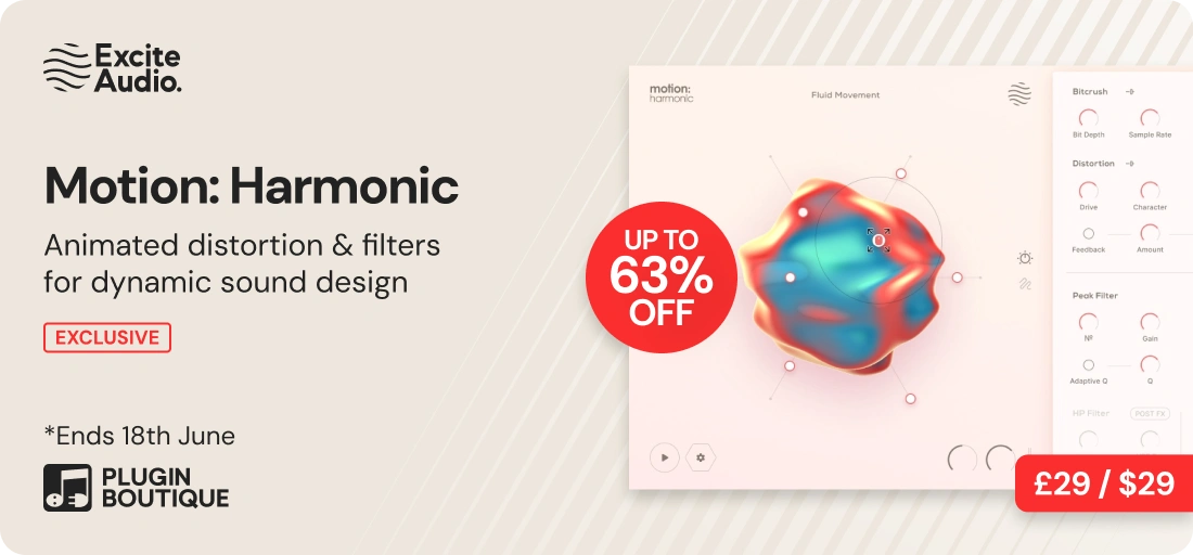 Excite Audio Motion: Harmonic $29 Flash Sale (Exclusive)