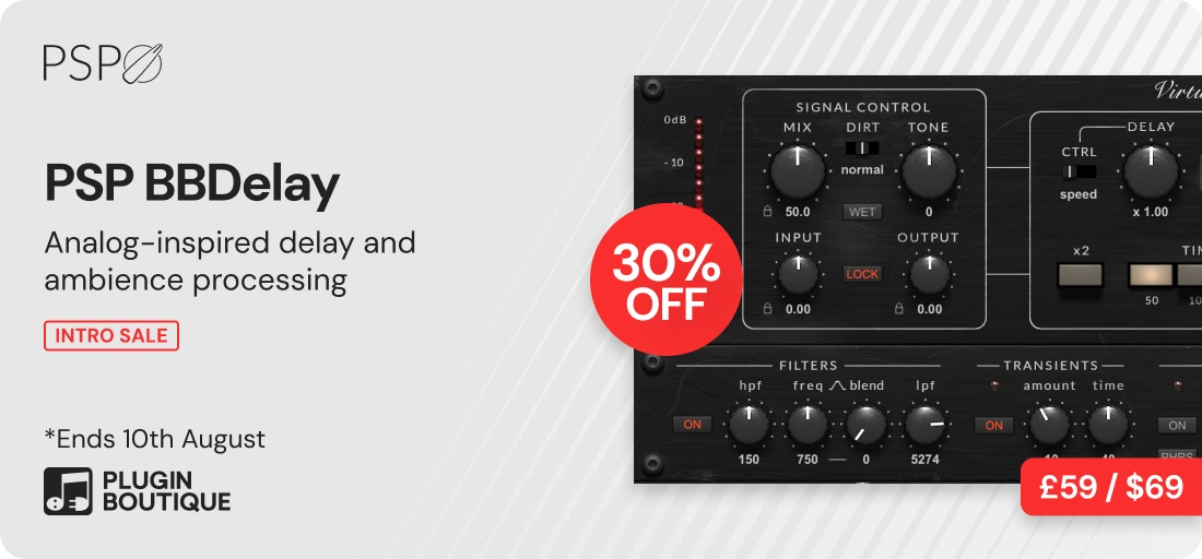 PSP Audioware BBDelay Intro Sale