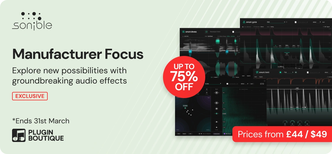 sonible Manufacturer Focus Sale (Exclusive)