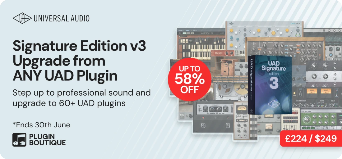 Universal Audio UAD Signature Edition V3 Upgrade from ANY UAD Plug-in Sale
