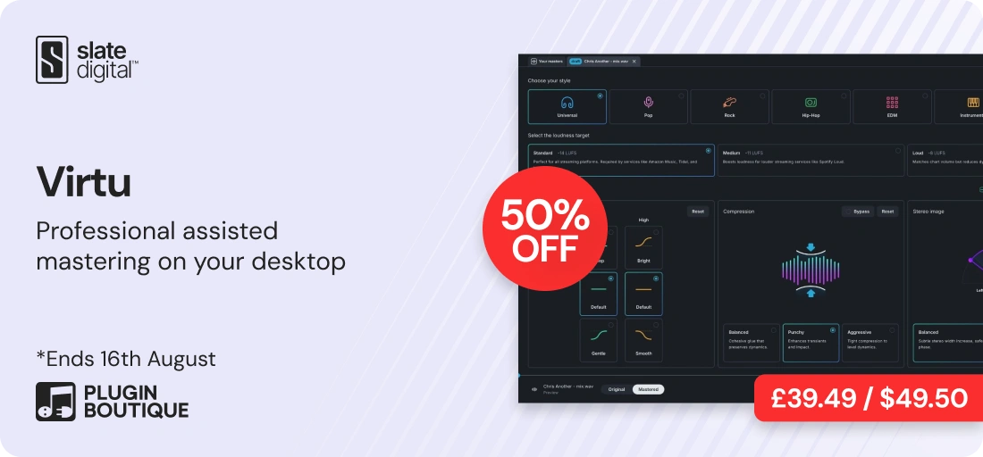 Slate Digital Virtu Desktop 50% Off Sale