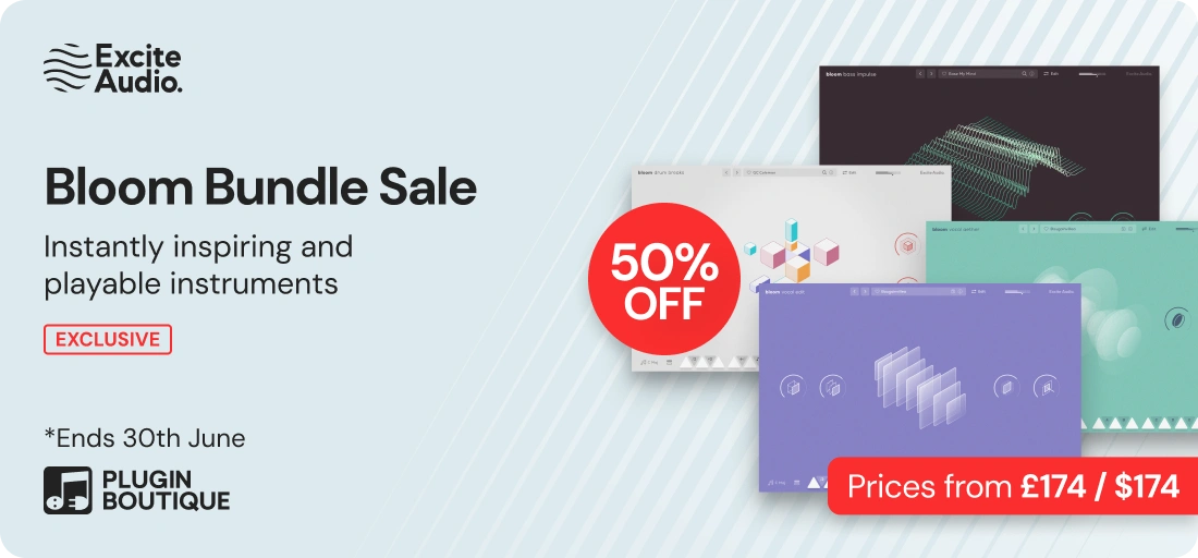 Excite Audio Bloom Bundle Sale (Exclusive)