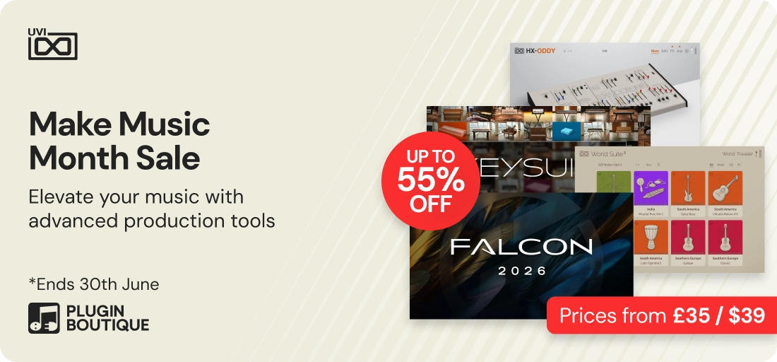 UVI Make Music Month Sale 