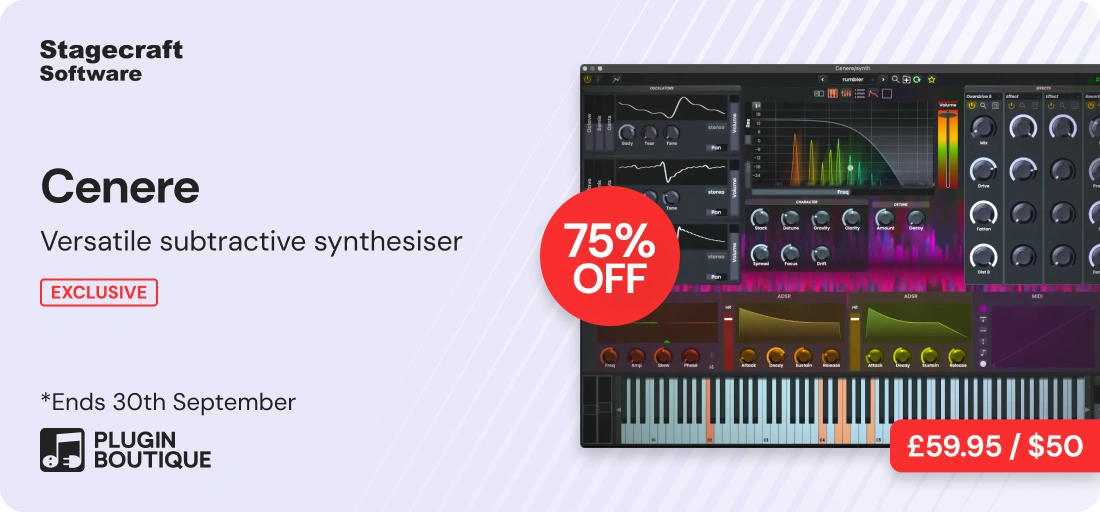 Stagecraft Software Cenere Synth Month Sale (Exclusive)