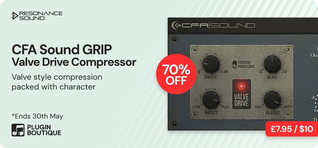 Resonance Sound CFA Sound GRIP Valve Drive Compressor Mastering Month Sale (Exclusive)