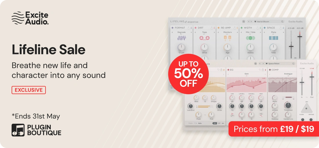 Excite Audio Lifeline Mastering Month Sale (Exclusive)