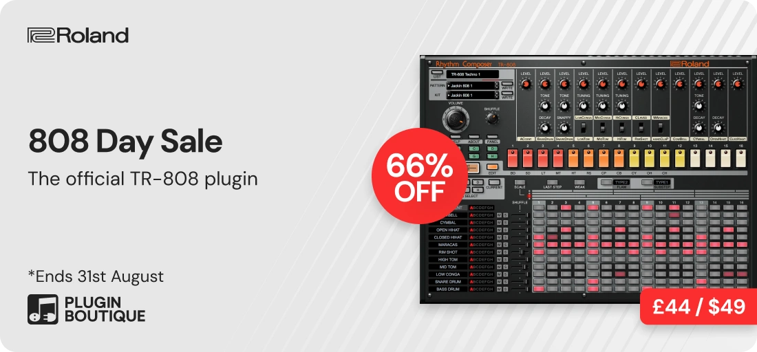 Roland 808 Day TR-808 Rhythm Composer Sale