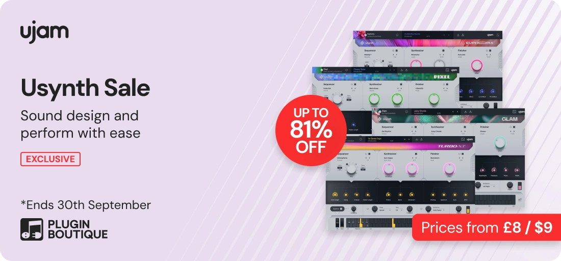 UJAM Usynth Synth Month Sale (Exclusive)