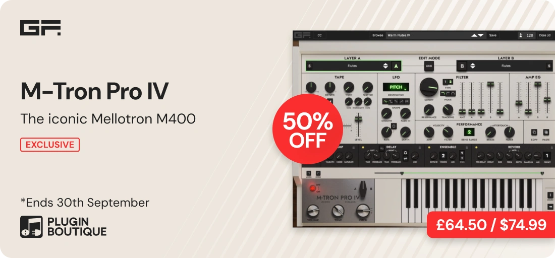 GForce M-Tron Pro IV Synth Month Sale (Exclusive)