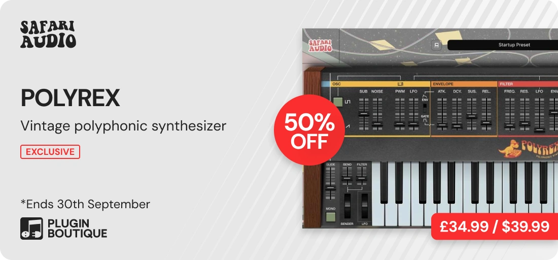 Safari Audio POLYREX Synth Month Sale (Exclusive)