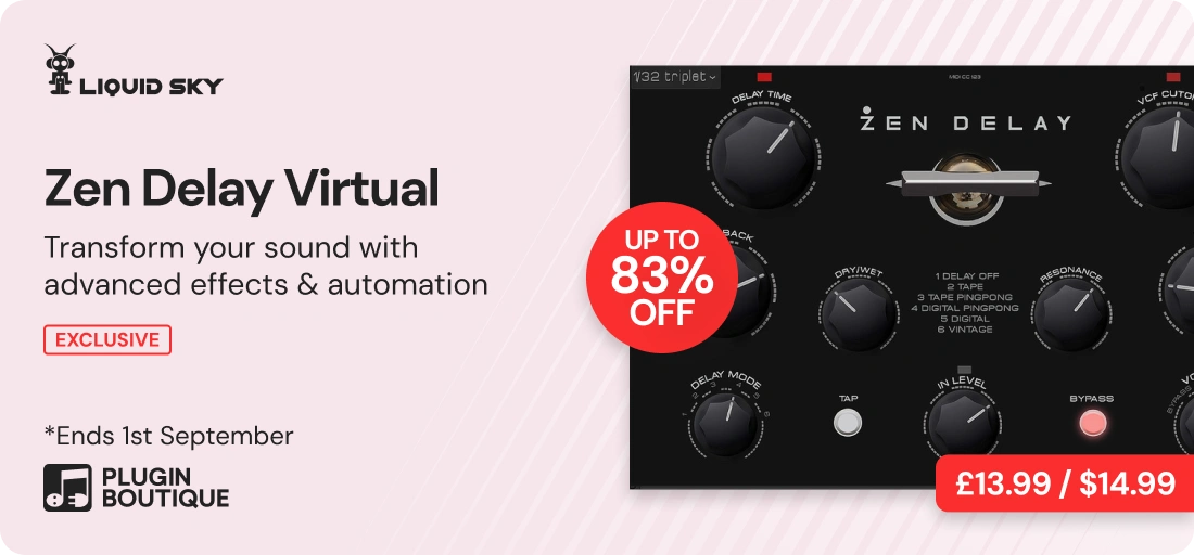 Liquid Sky Zen Delay Virtual Make Music Month Sale (Exclusive)