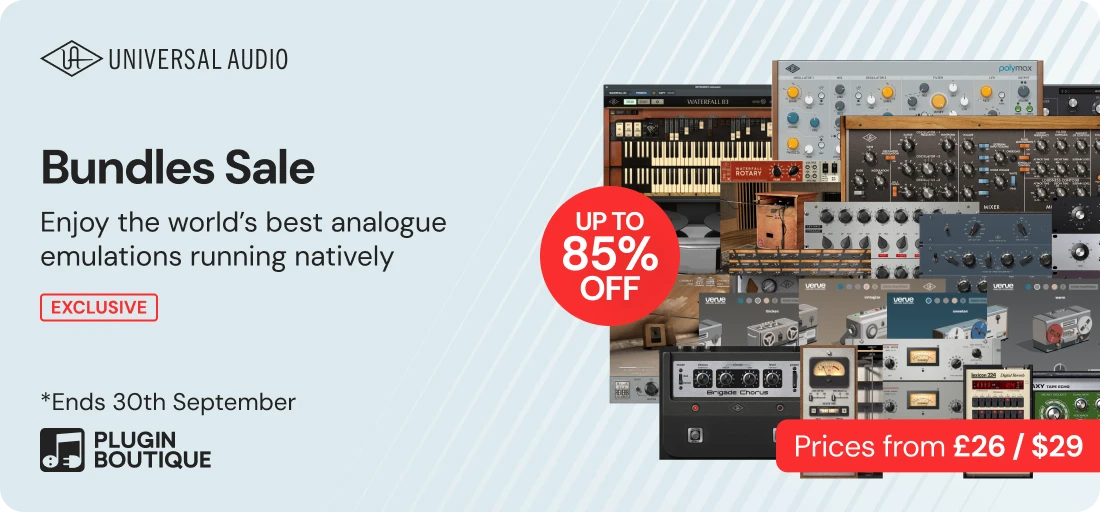 Universal Audio Bundles Sale (Exclusive)