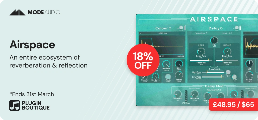 ModeAudio Airspace Mixing Month Sale
