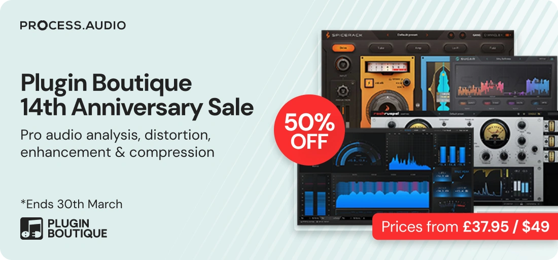 PROCESS.AUDIO x Plugin Boutique 14th Anniversary Sale