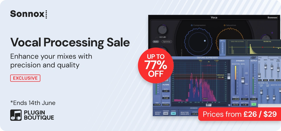 Sonnox Vocal Processing Sale (Exclusive)