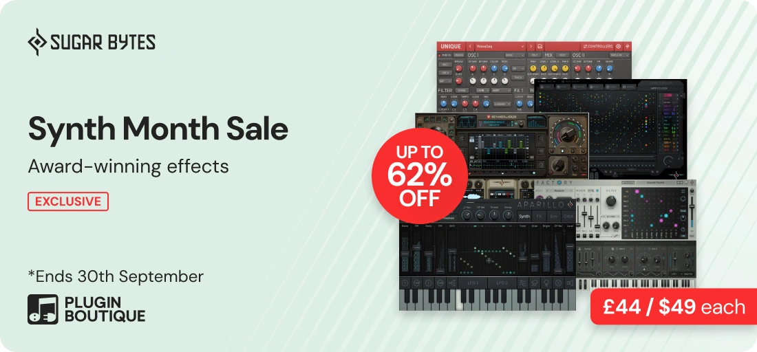 Sugar Bytes Synth Month Sale (Exclusive)