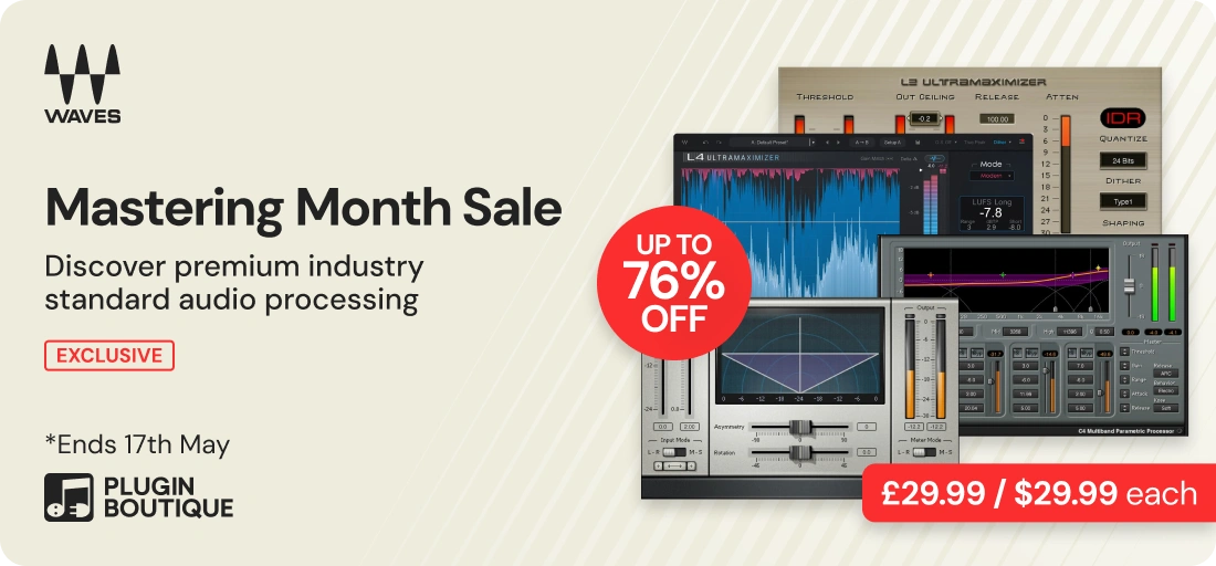 Waves Mastering Month Sale (Exclusive)