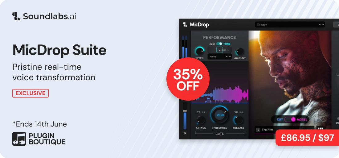  Soundlabs MicDrop Suite AI Vocal Processing Sale (Exclusive)