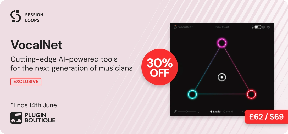 Session Loops VocalNet Vocal Processing Sale (Exclusive)