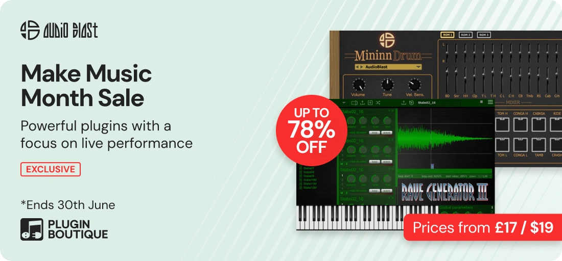 Audio Blast Make Music Month Sale (Exclusive)