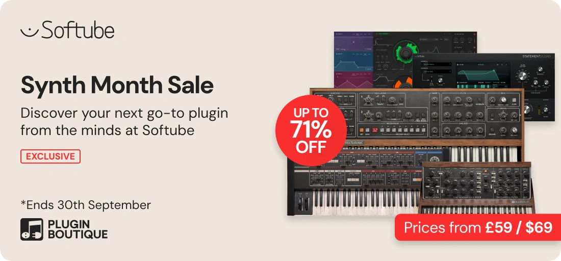 Softube Synth Month Sale (Exclusive)