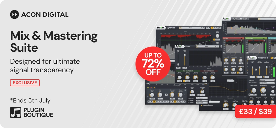 Acon Digital Mix & Mastering Suite $39 Sale (Exclusive)
