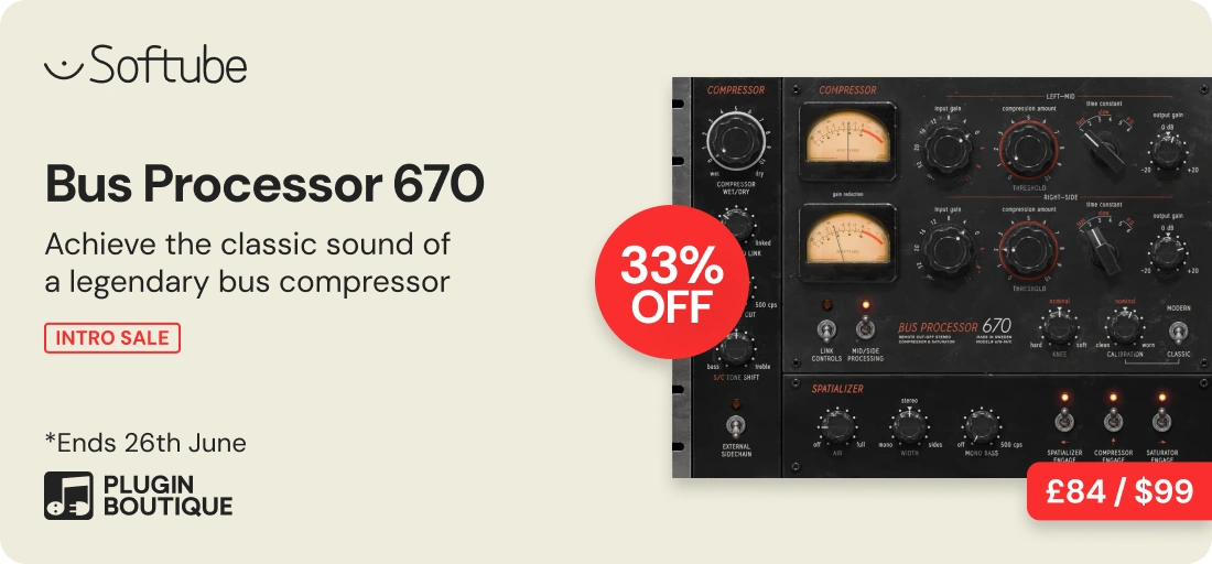Softube Bus Processor 670 Intro Sale