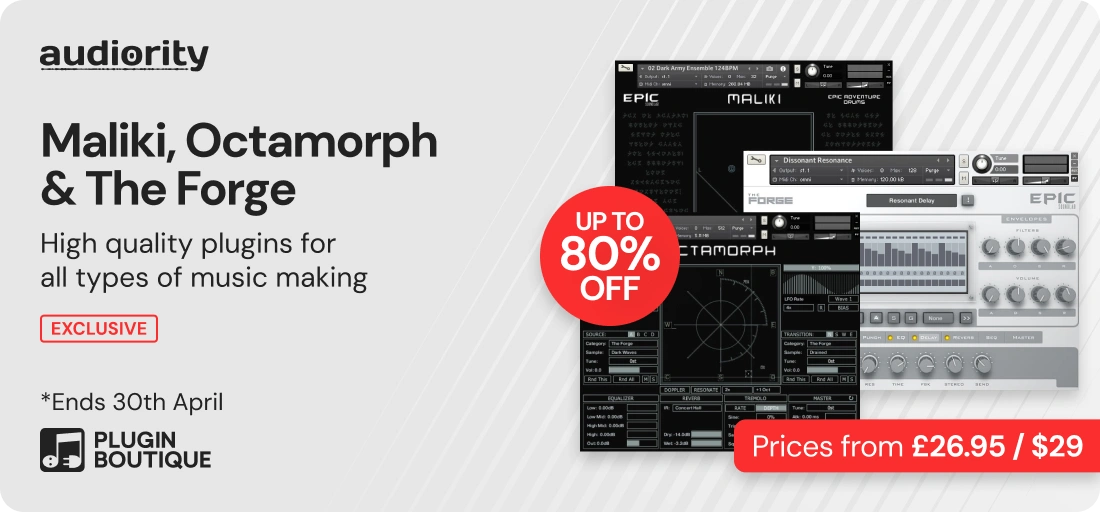Audiority Maliki, Octamorph & The Forge Sale (Exclusive)