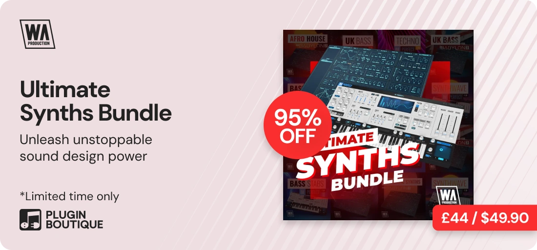 W. A. Production Ultimate Synths Bundle Sale