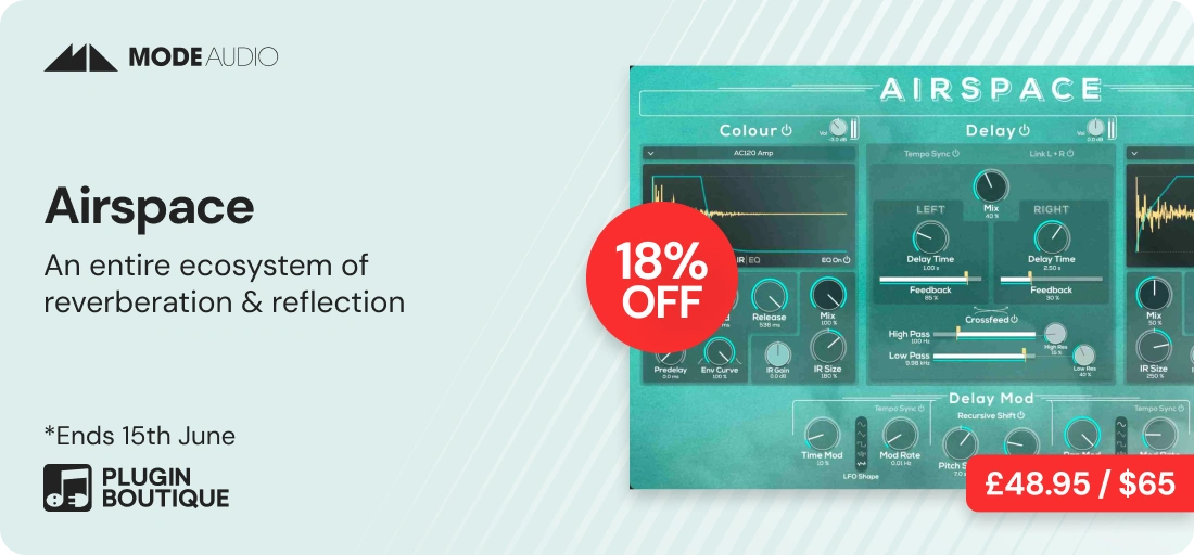 ModeAudio Airspace Make Music Month Sale