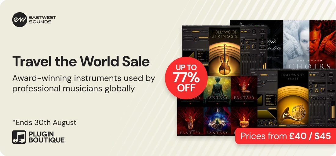 EastWest Sounds Travel the World Sale