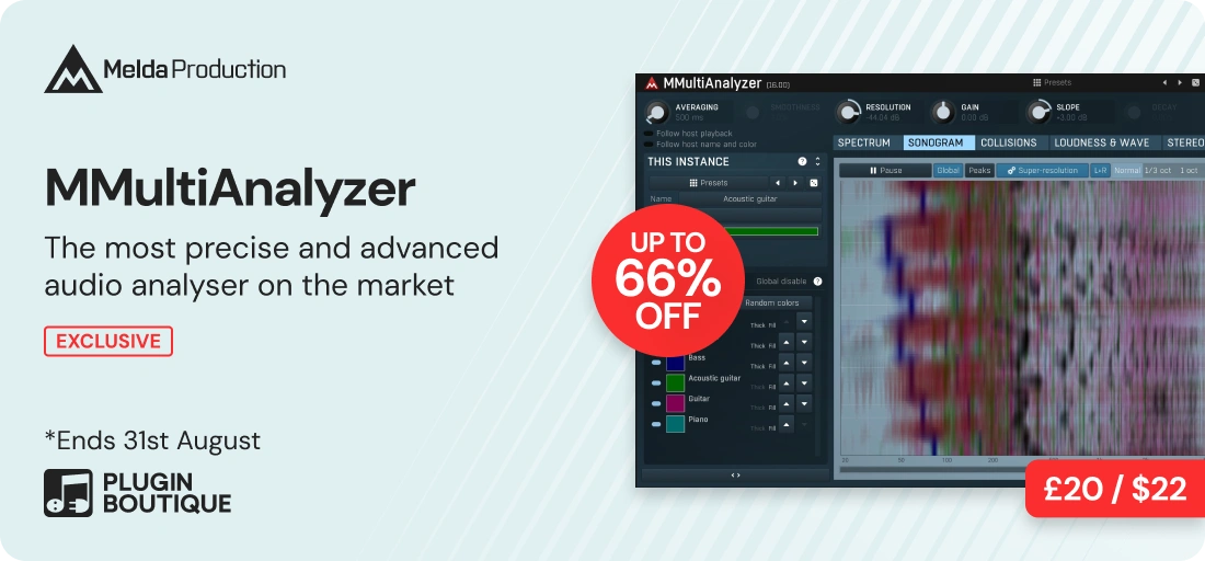MeldaProduction MMultiAnalyzer Hidden Gems Sale (Exclusive)