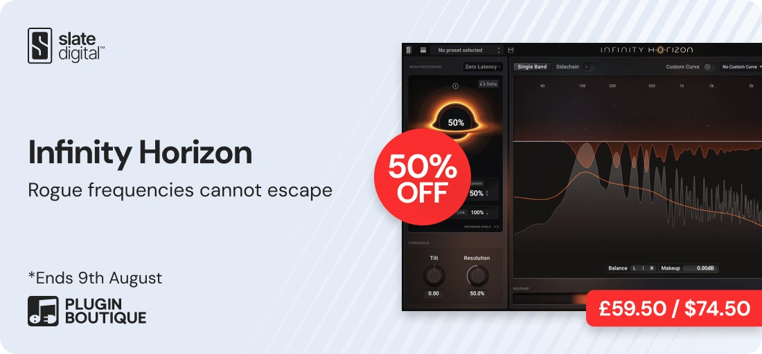Slate Digital Infinity Horizon 50% Off Sale
