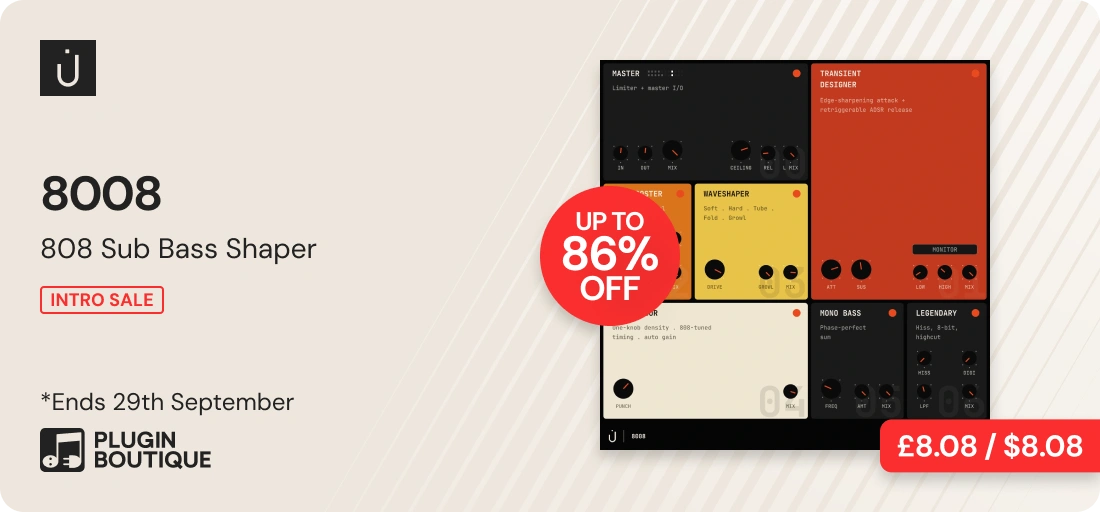 Thenatan 8008 - 808 Sub Bass Shaper Intro Sale