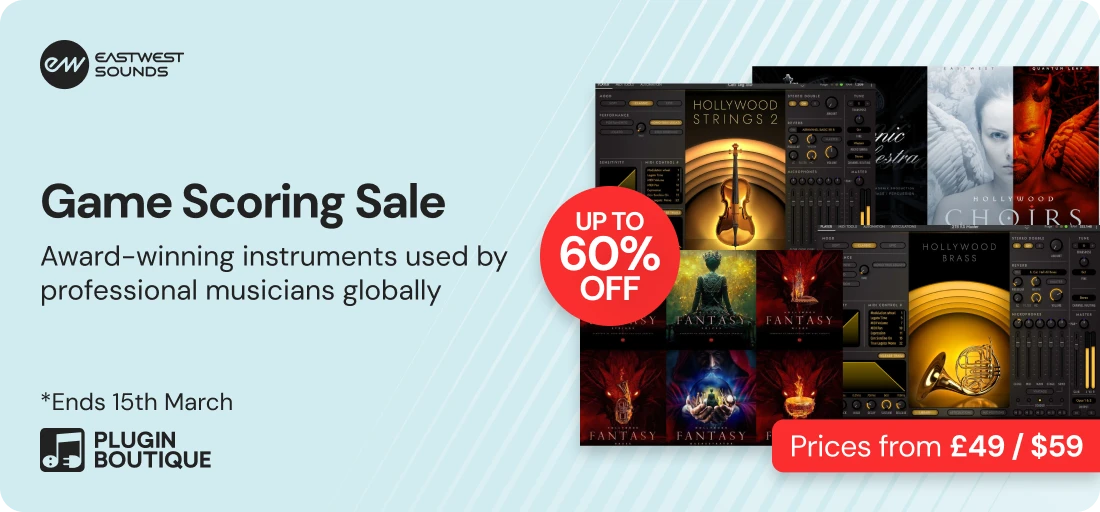EastWest Sounds Game Scoring Sale