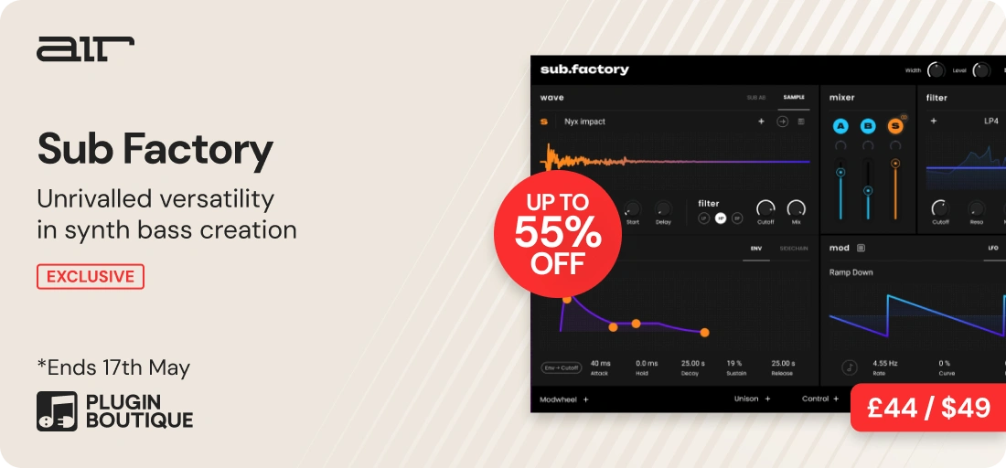 AIR Music Technology Sub Factory Sale (Exclusive)